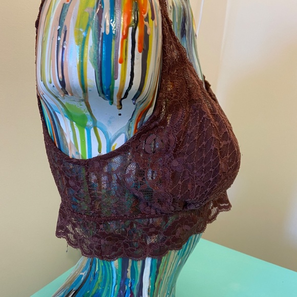 Intimately Free People Lace Bralette Size xs - Picture 3 of 8